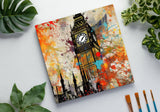 Colorburst Landmarks: Big Ben Canvas