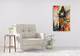 Colorburst Landmarks: Big Ben Canvas