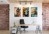 Colorburst Landmarks: Big Ben Canvas