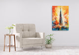 Colorburst Landmarks: Burj Khalifa Canvas
