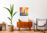 Colorburst Landmarks: Burj Khalifa Canvas