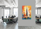 Colorburst Landmarks: Burj Khalifa Canvas