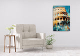 Colorburst Landmarks: Colosseum Canvas