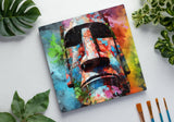 Colorburst Landmarks: Easter Island Canvas