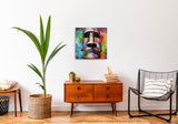 Colorburst Landmarks: Easter Island Canvas