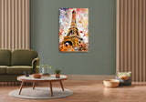 Colorburst Landmarks: Eiffel Tower Canvas