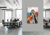 Colorburst Landmarks: Great Wall of China Canvas