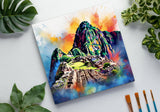 Colorburst Landmarks: Machu Picchu Canvas