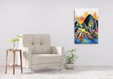 Colorburst Landmarks: Machu Picchu Canvas