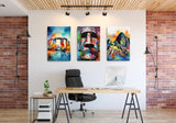 Colorburst Landmarks: Machu Picchu Canvas
