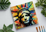 Colorburst Landmarks: Statue of Liberty Canvas