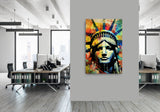 Colorburst Landmarks: Statue of Liberty Canvas
