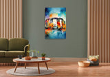 Colorburst Landmarks: Stonehenge Canvas