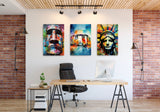Colorburst Landmarks: Stonehenge Canvas