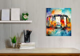 Colorburst Landmarks: Stonehenge Canvas