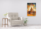 Colorburst Landmarks: Grand Palace Bangkok Canvas