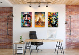 Colorburst Landmarks: Grand Palace Bangkok Canvas