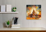 Colorburst Landmarks: Grand Palace Bangkok Canvas