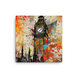 Colorburst Landmarks: Big Ben Canvas