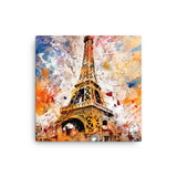 Colorburst Landmarks: Eiffel Tower Canvas