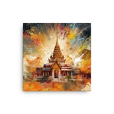 Colorburst Landmarks: Grand Palace Bangkok Canvas