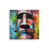 Colorburst Landmarks: Easter Island Canvas
