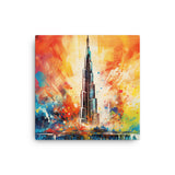 Colorburst Landmarks: Burj Khalifa Canvas