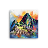 Colorburst Landmarks: Machu Picchu Canvas