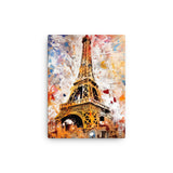 Colorburst Landmarks: Eiffel Tower Canvas