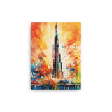 Colorburst Landmarks: Burj Khalifa Canvas