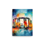 Colorburst Landmarks: Stonehenge Canvas