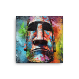Colorburst Landmarks: Easter Island Canvas