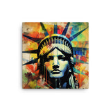 Colorburst Landmarks: Statue of Liberty Canvas