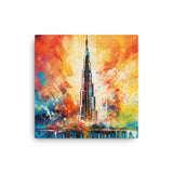 Colorburst Landmarks: Burj Khalifa Canvas