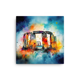 Colorburst Landmarks: Stonehenge Canvas