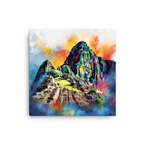Colorburst Landmarks: Machu Picchu Canvas