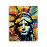 Colorburst Landmarks: Statue of Liberty Canvas