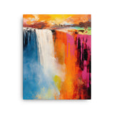 Colorburst Landmarks: Victoria Falls Canvas