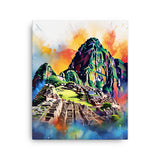 Colorburst Landmarks: Machu Picchu Canvas