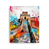 Colorburst Landmarks: Great Wall of China Canvas