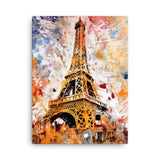 Colorburst Landmarks: Eiffel Tower Canvas