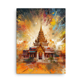 Colorburst Landmarks: Grand Palace Bangkok Canvas