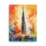 Colorburst Landmarks: Burj Khalifa Canvas