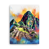 Colorburst Landmarks: Machu Picchu Canvas