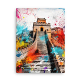 Colorburst Landmarks: Great Wall of China Canvas