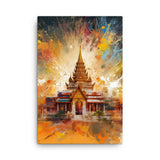 Colorburst Landmarks: Grand Palace Bangkok Canvas