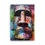 Colorburst Landmarks: Easter Island Canvas