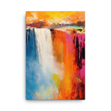 Colorburst Landmarks: Victoria Falls Canvas