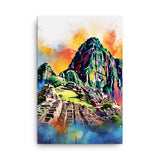 Colorburst Landmarks: Machu Picchu Canvas