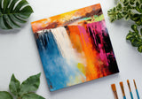 Colorburst Landmarks: Victoria Falls Canvas